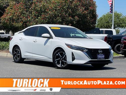 White 2024 Nissan Sentra SV