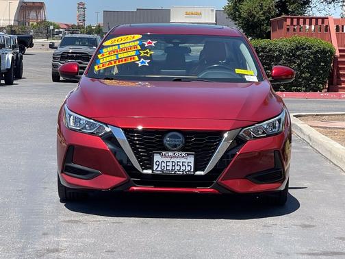 Red 2023 Nissan Sentra SV