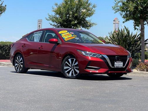Red 2023 Nissan Sentra SV