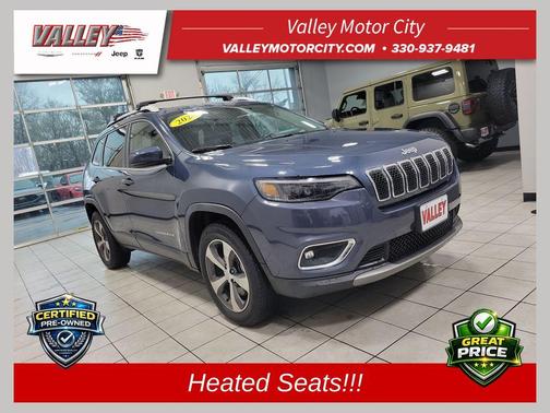Slate Blue Pearlcoat 2020 Jeep Cherokee Limited