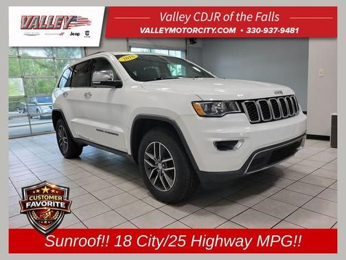 Bright White Clearcoat 2018 Jeep Grand Cherokee Limited