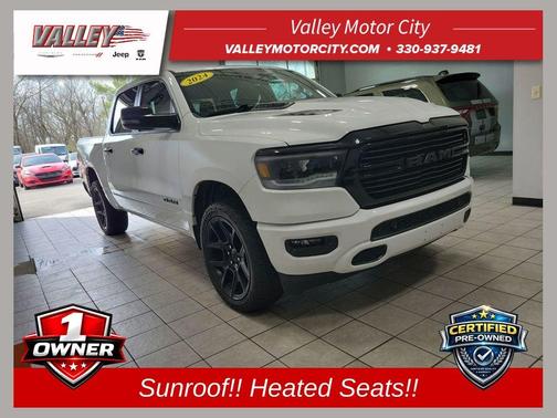 Bright White Clearcoat 2024 RAM 1500 Laramie