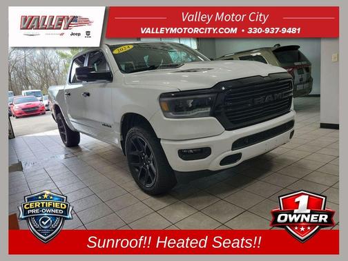 Bright White Clearcoat 2024 RAM 1500 Laramie
