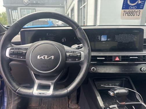 Blue 2025 Kia K5 GT-Line