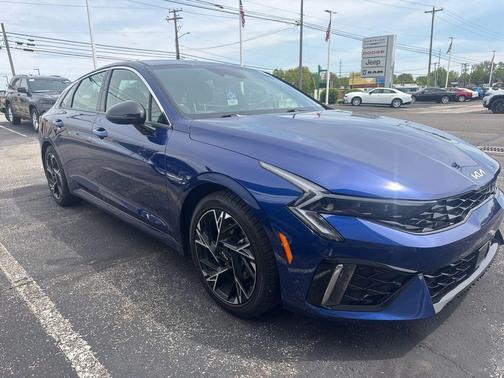 Blue 2025 Kia K5 GT-Line