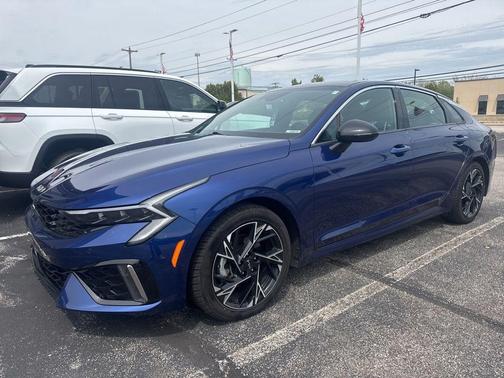 Blue 2025 Kia K5 GT-Line