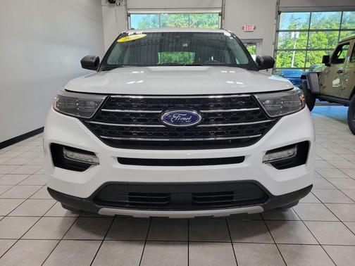 Oxford White 2021 Ford Explorer XLT