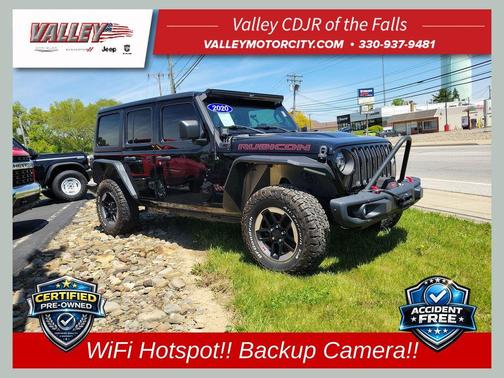 Black Clearcoat 2020 Jeep Wrangler Unlimited Rubicon