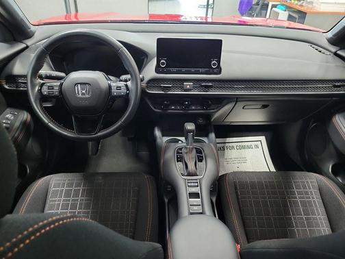 Red 2025 Honda HR-V Sport