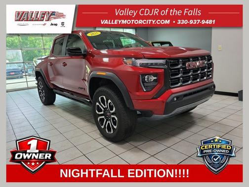 Volcanic Red 2025 GMC Canyon AT4