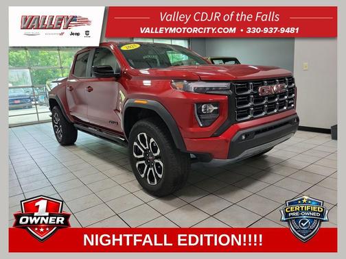 Volcanic Red 2025 GMC Canyon AT4