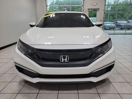Platinum White Pearl 2020 Honda Civic LX