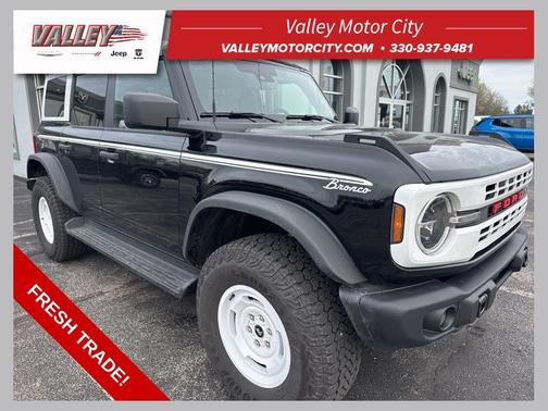 Shadow Black 2025 Ford Bronco Heritage Edition