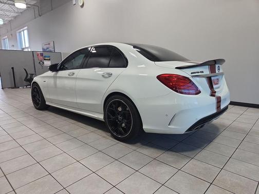 White 2016 Mercedes-Benz C-Class C 450 AMG 4MATIC
