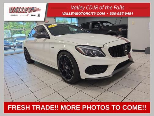 White 2016 Mercedes-Benz C-Class C 450 AMG 4MATIC