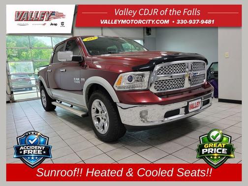 Delmonico Red Pearlcoat 2017 RAM 1500 Laramie
