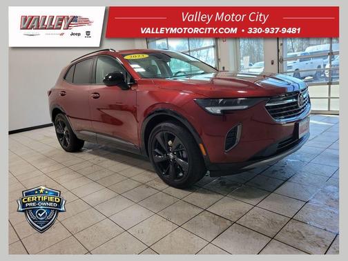 Cinnabar Metallic 2023 Buick Envision Essence