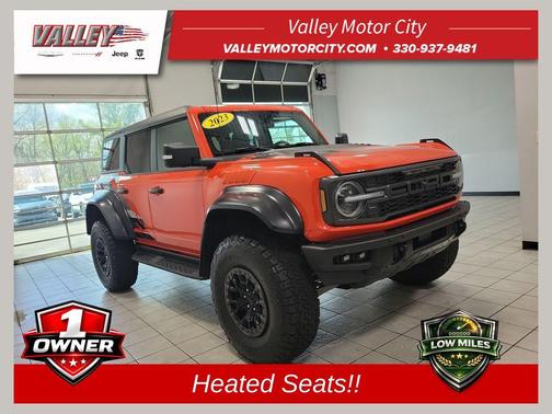 Orange 2023 Ford Bronco Raptor