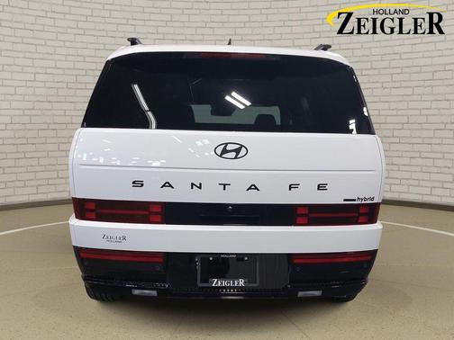 Serenity White 2026 Hyundai SANTA FE HEV Calligraphy
