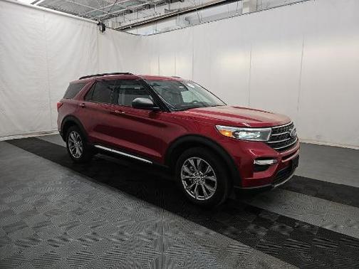 Red Metallic 2023 Ford Explorer XLT