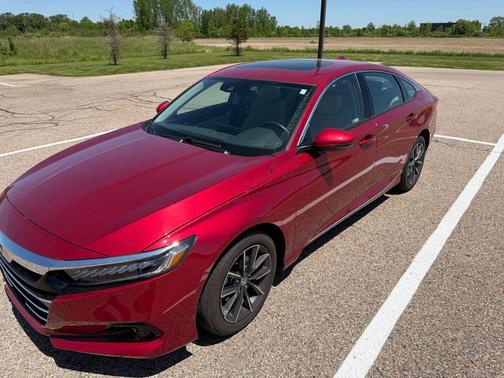 San Marino Red 2021 Honda Accord EX-L 1.5T
