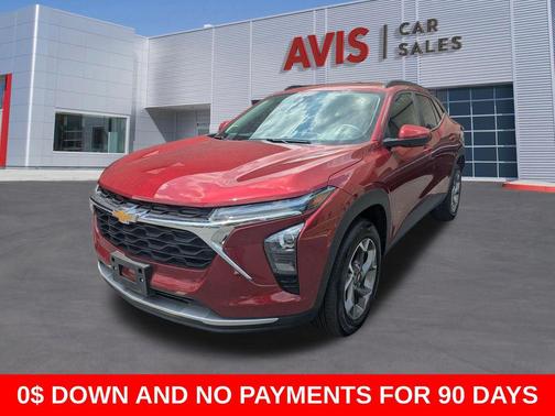 Crimson Metallic 2025 Chevrolet Trax LT