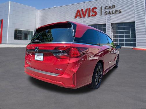 Radiant Red Metallic II 2025 Honda Odyssey Sport-L