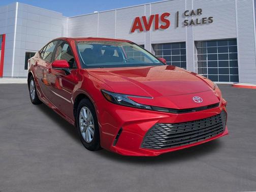 Supersonic Red 2025 Toyota Camry LE