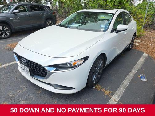 Snowflake White Pearl Mica 2025 Mazda Mazda3 FWD w/Preferred Package