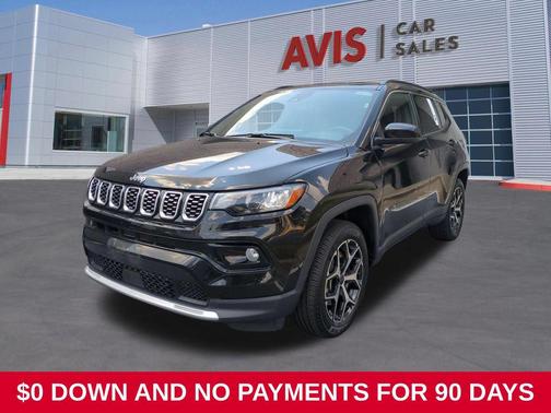 Diamond Black Crystal Pearlcoat 2025 Jeep Compass Limited