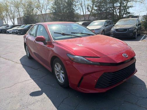 Supersonic Red 2025 Toyota Camry LE