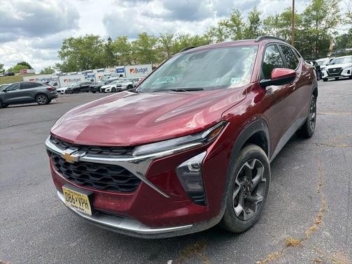 Crimson Metallic 2025 Chevrolet Trax LT