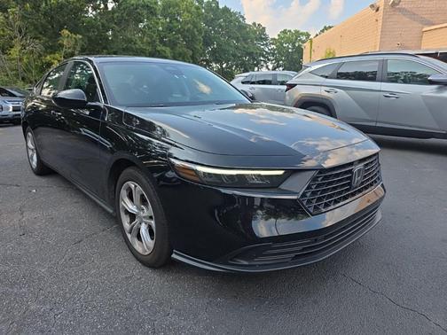 Black 2025 Honda Accord LX 1.5T