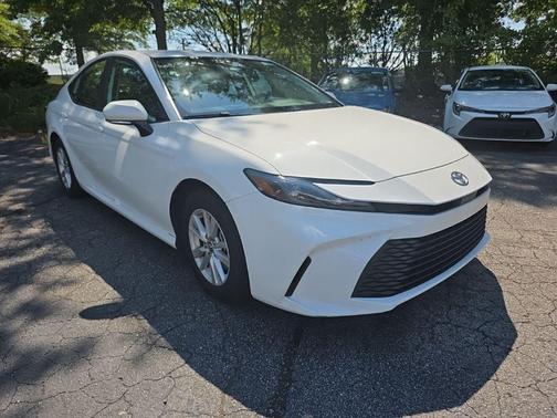White 2025 Toyota Camry LE