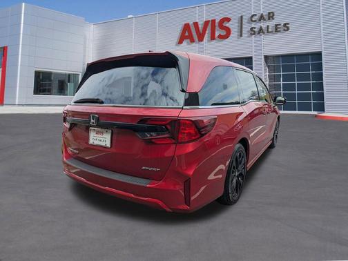 Radiant Red Metallic II 2025 Honda Odyssey Sport-L