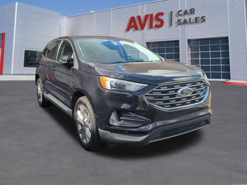 Black Metallic 2024 Ford Edge Titanium