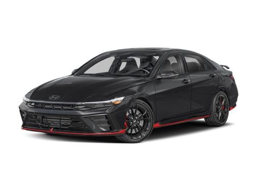 White 2025 Hyundai ELANTRA N Base