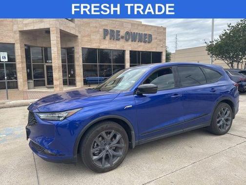 Apex Blue Pearl 2023 Acura MDX A-Spec