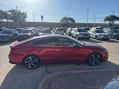 Calypso Red 2021 Hyundai SONATA SEL Plus