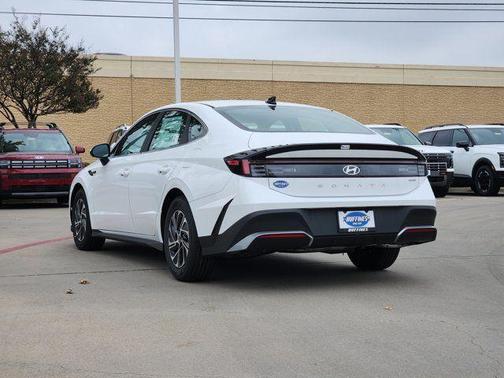 White 2026 Hyundai SONATA Hybrid Blue