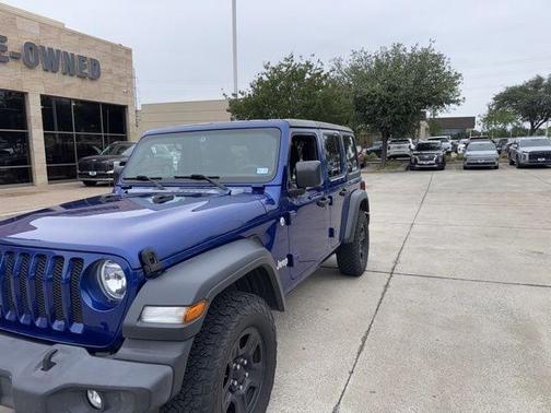 Ocean Blue Metallic 2018 Jeep Wrangler Unlimited Sport