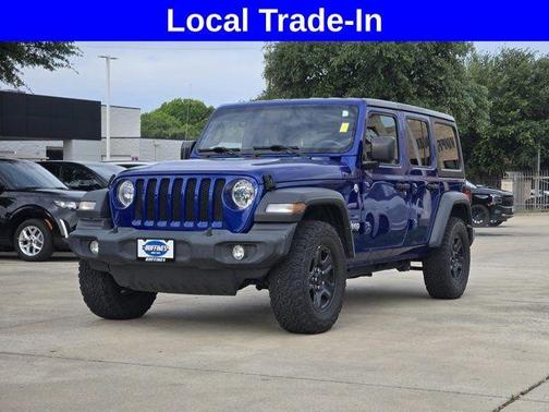 Ocean Blue Metallic 2018 Jeep Wrangler Unlimited Sport