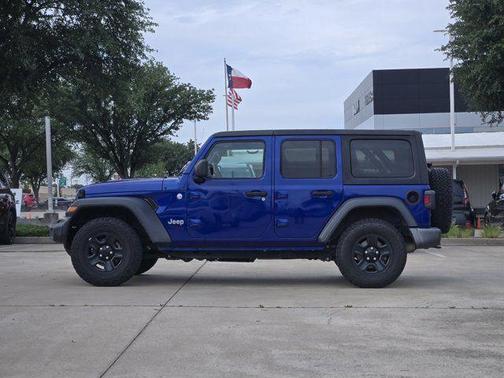 Ocean Blue Metallic 2018 Jeep Wrangler Unlimited Sport