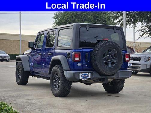 Ocean Blue Metallic 2018 Jeep Wrangler Unlimited Sport