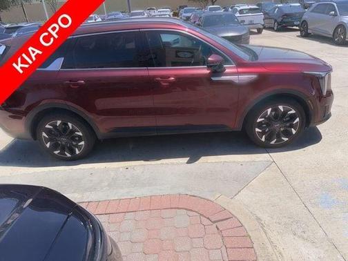 Red 2025 Kia Sorento SX