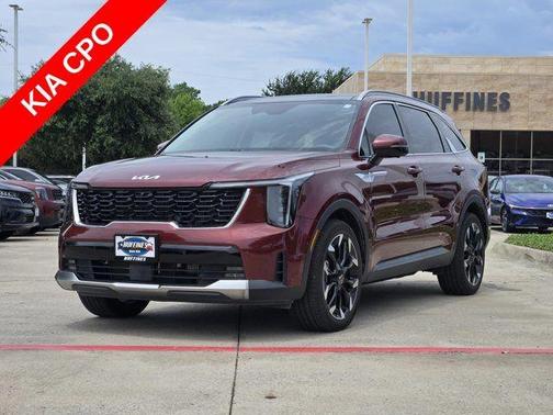 Red 2025 Kia Sorento SX