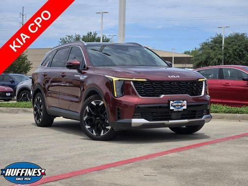 Red 2025 Kia Sorento SX