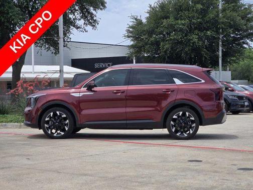 Red 2025 Kia Sorento SX