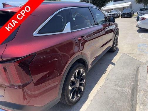 Red 2025 Kia Sorento SX