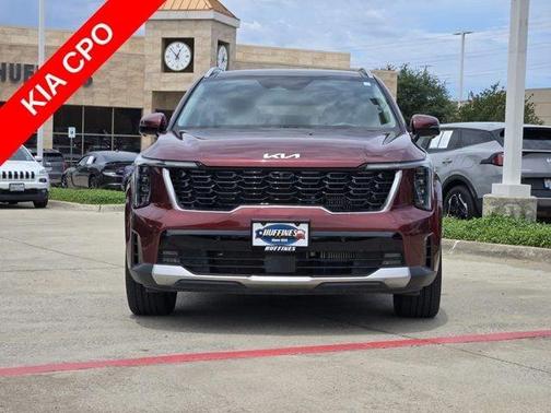 Red 2025 Kia Sorento SX